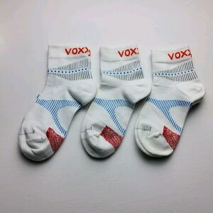 Voxx Life Stasis Neuro Socks Quarter Lot Of 3 Pairs Size S (Wo 4-7 )